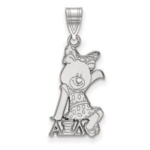 Sterling Silver Alpha Xi Delta Medium Pendant